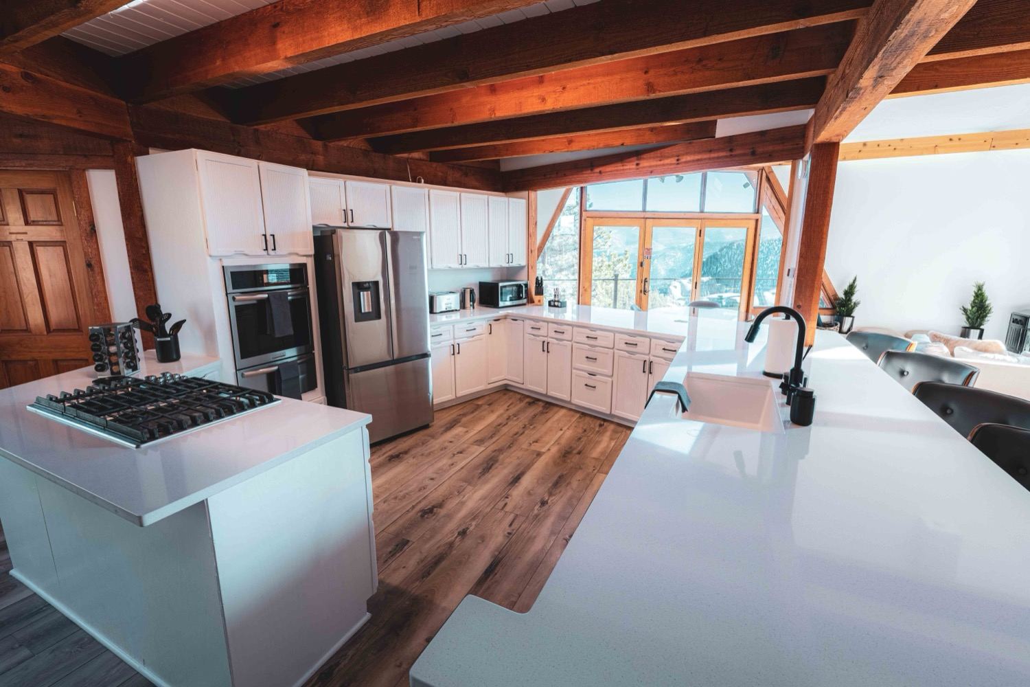 The massive kitchen built for a crowd